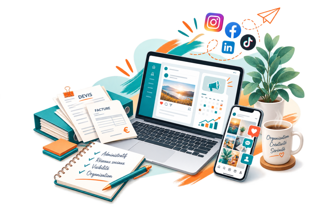 Gestion administrative et communication sur les réseaux sociaux