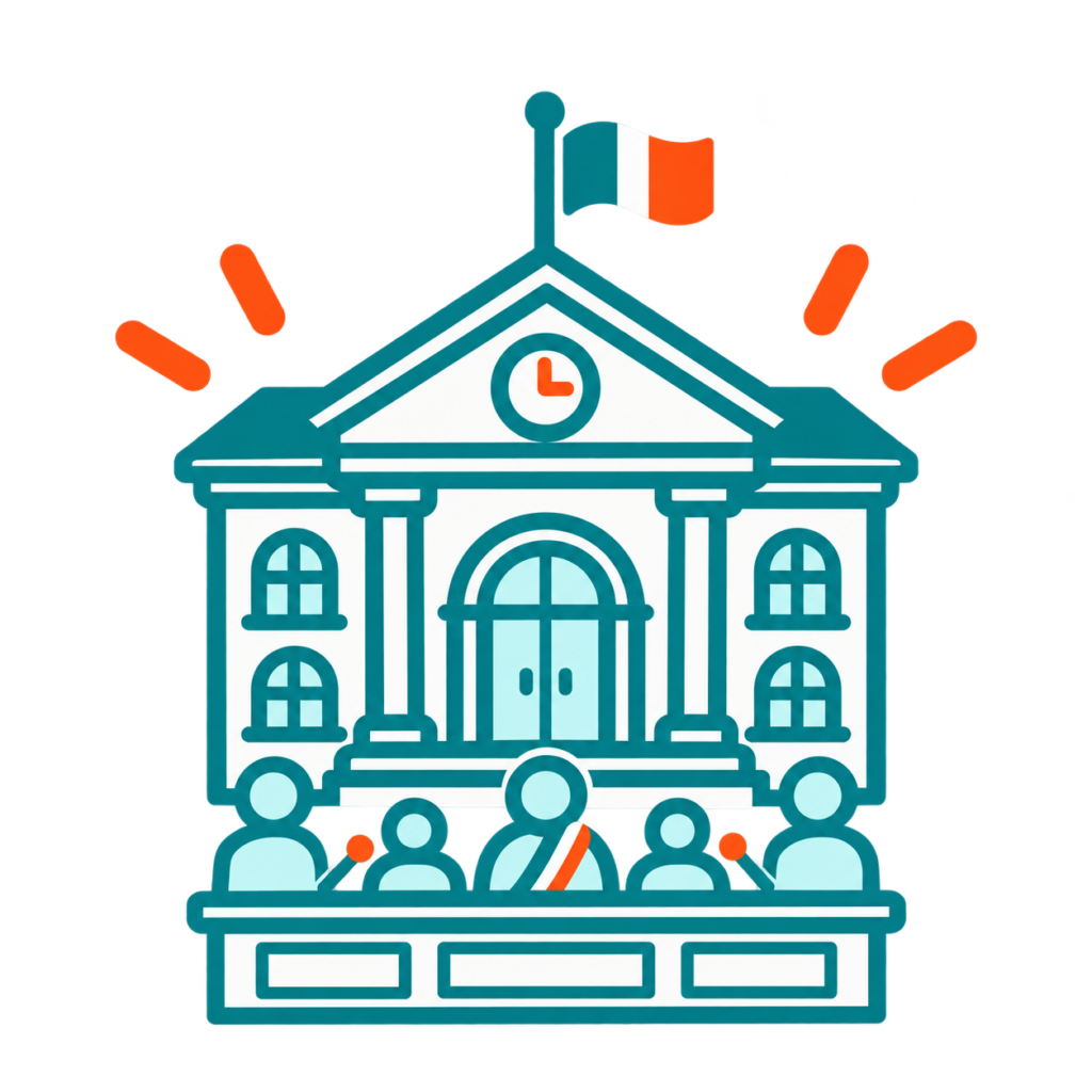 Conseil municipal et secrétariat de mairie